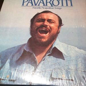 Favorite Neapolitan Songs Pavarotti - Blue Vinyl Record